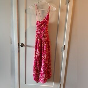NWT Pink floral Mika and Gala dress size 10/M
